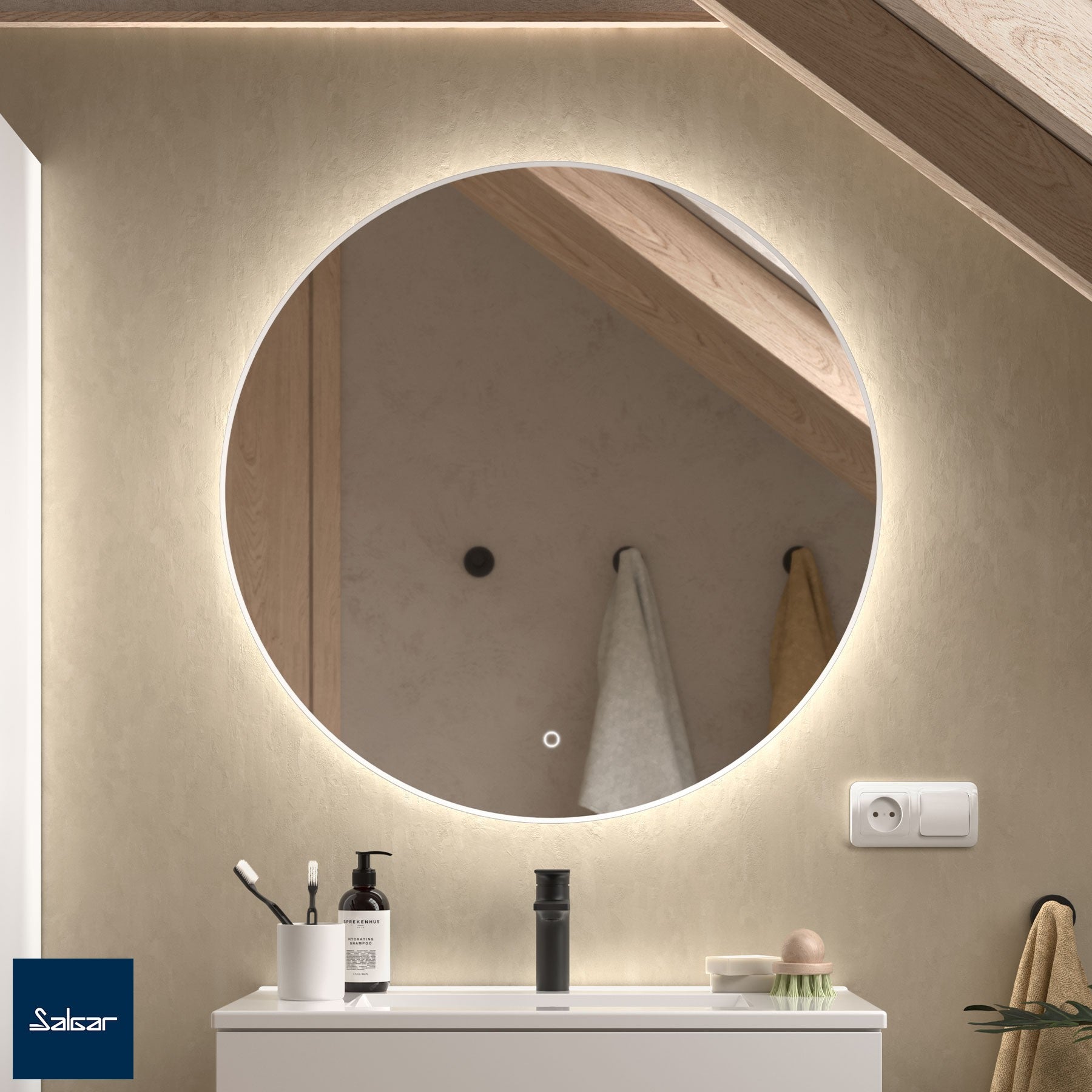 Salgar mirrors with LED – Pierdeco Design Inc.