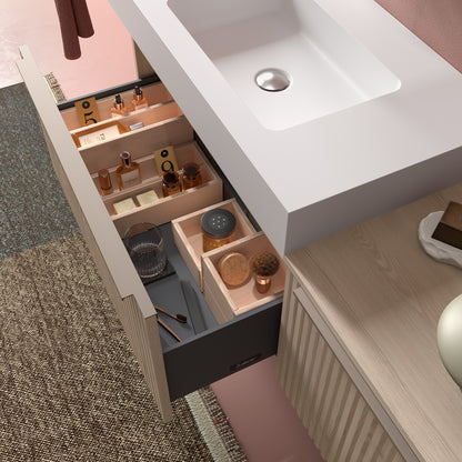 Vanité Biba 40 pouces (1000) 1 tiroir plein Naturel