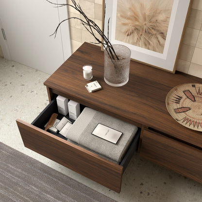 Meuble de rangement Domus 1 tiroir Noyer Maya *Commande spéciale*