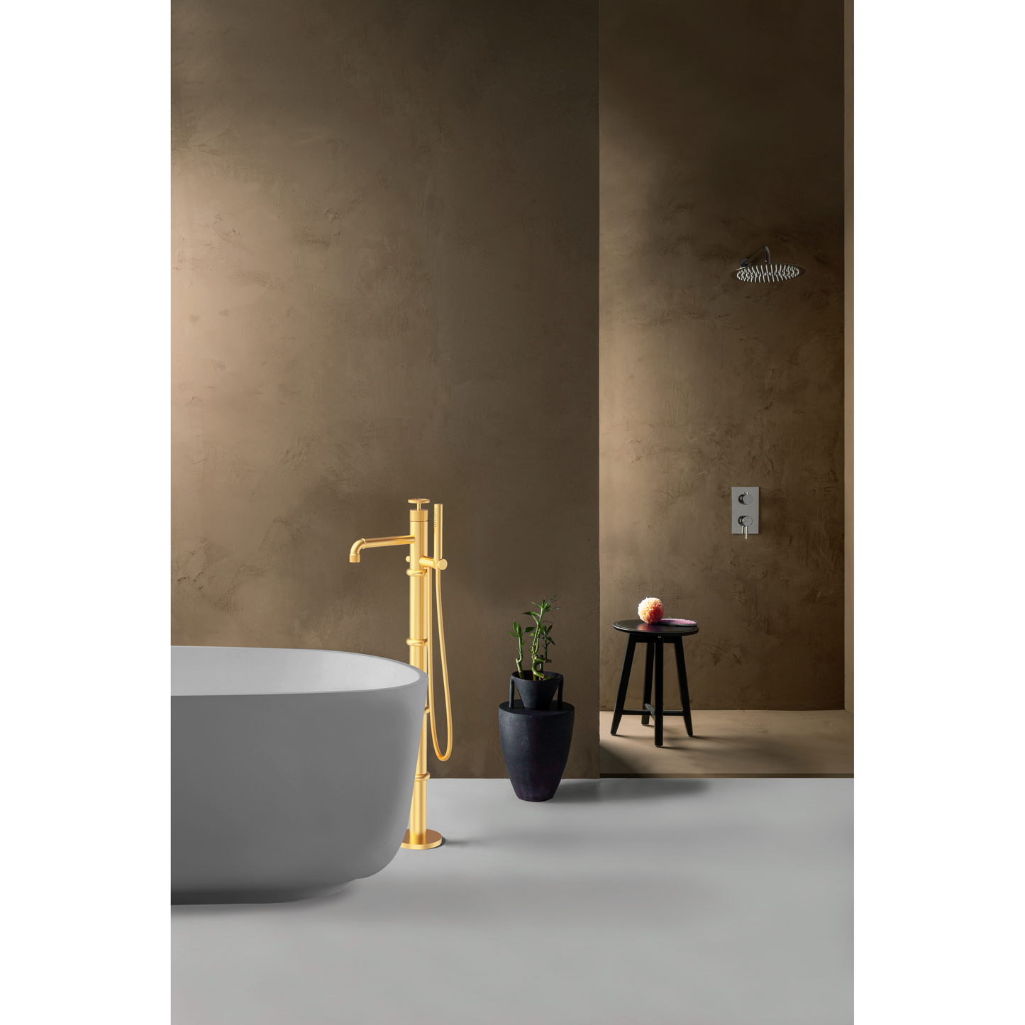 Bath faucet trim floor mounted freestanding INDUSTRIAL JOB 781179