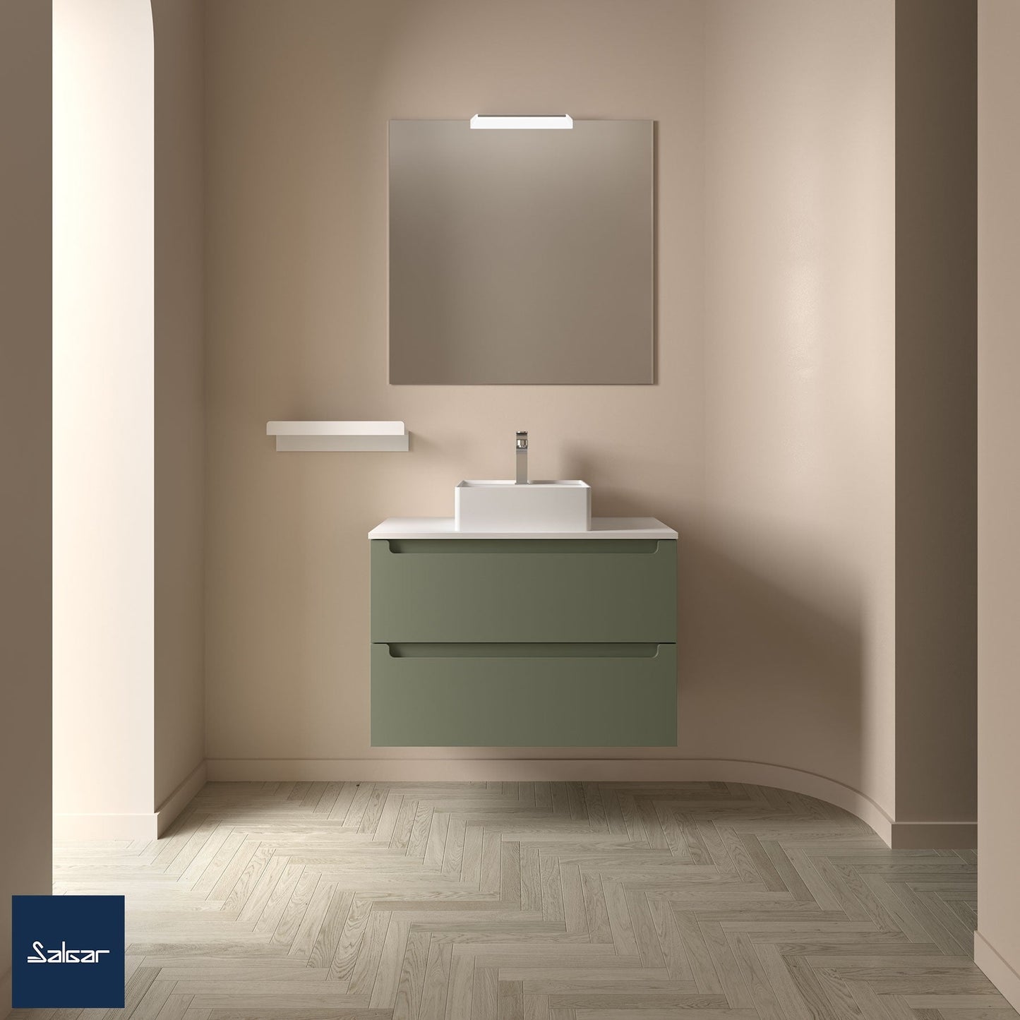 Vanity Monterrey 36 pollici (900) 2 cassetti Green Forest *Ordine speciale*