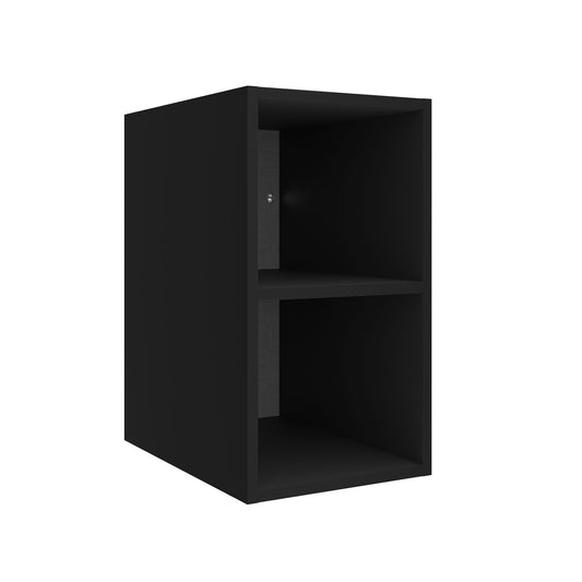 Wall-hung storage unit Alliance 12 inches (300) 2 spaces Black Matte