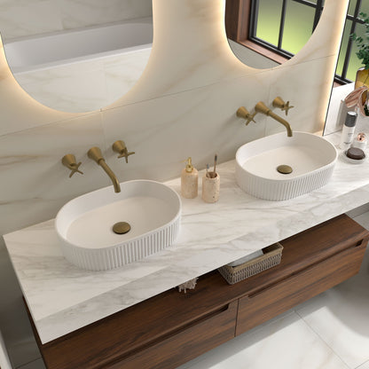 Vessel Porcelain Venice matte white