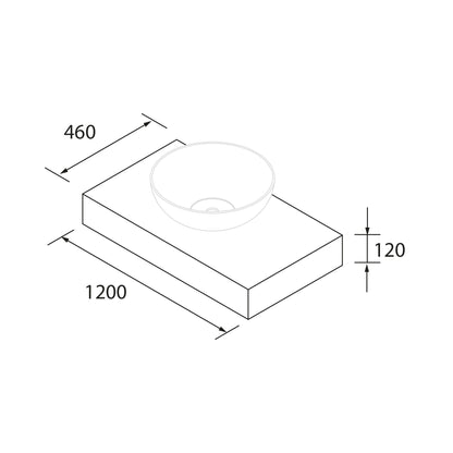 Comptoir Domus Chêne Africain *Commande spéciale*
