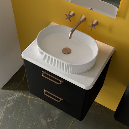 Vessel Porcelain Venice matte white