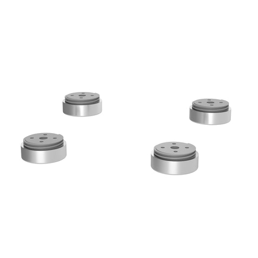 Pieds ronds 20mm Chrome