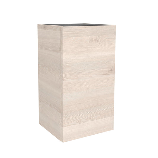 Wall hung storage unit 12 inches (300) Natural one door reversible