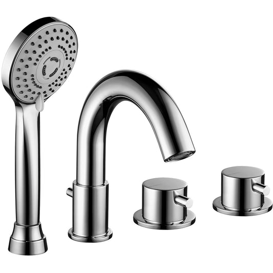 Bath faucet Digit deck mounted single lever with diverter 121394