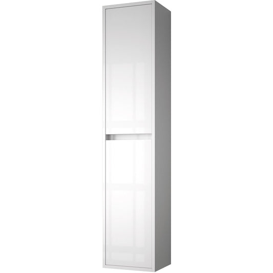 Linen cabinet Noja gloss white