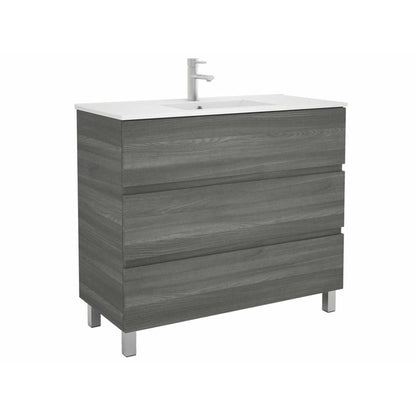 Vanity Fussion line 40 inches (1000) 3 drawers Alsacia