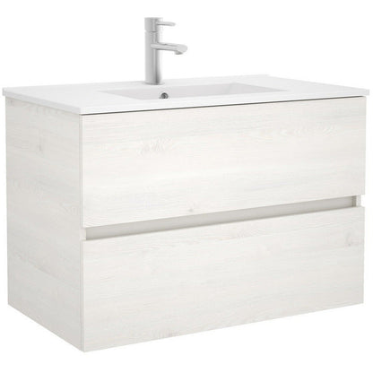 Vanity Fussion line 32 inches (800) 2 drawers Sbiancato *Limited quantity*