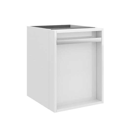 Wall hung storage unit 16 Inches (400) Gloss white