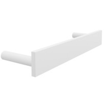 Coquetta towel rail Fussion 250mm Matte white