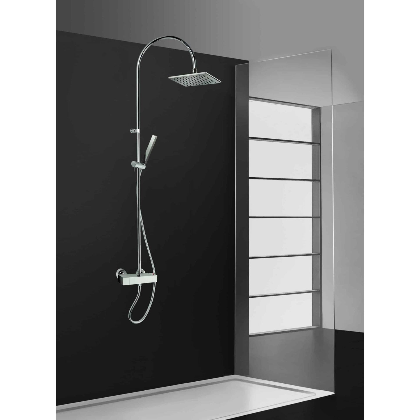 Shower column thermostatic Track 2 functions 412070