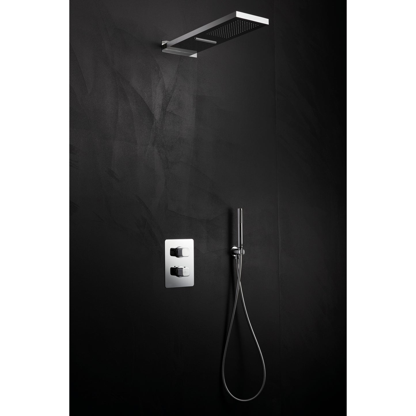 Shower head wall mounted with integrated waterfall 9926H5