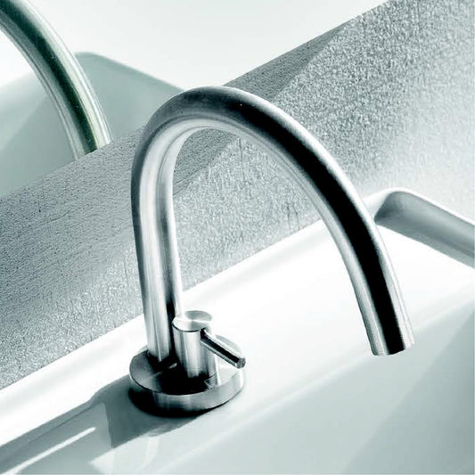 Lavabo faucet single lever Acquafredda stainless steel ACQ005