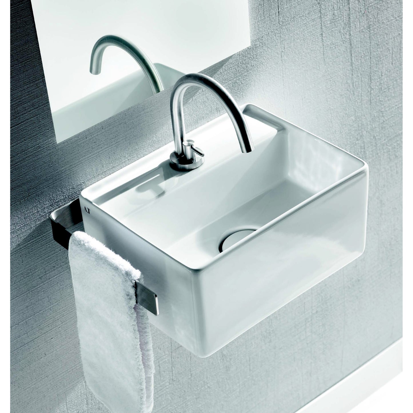Lavabo faucet single lever Acquafredda stainless steel ACQ005