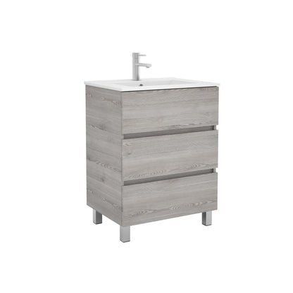 Vanity Fussion line 28 inches (700) 3 drawers Bay pine