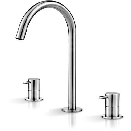 Lavabo faucet 8 inches Deco tall spout stainless steel DEC202