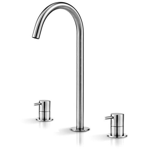 Lavabo faucet 8 inches Deco tall spout stainless steel DEC213