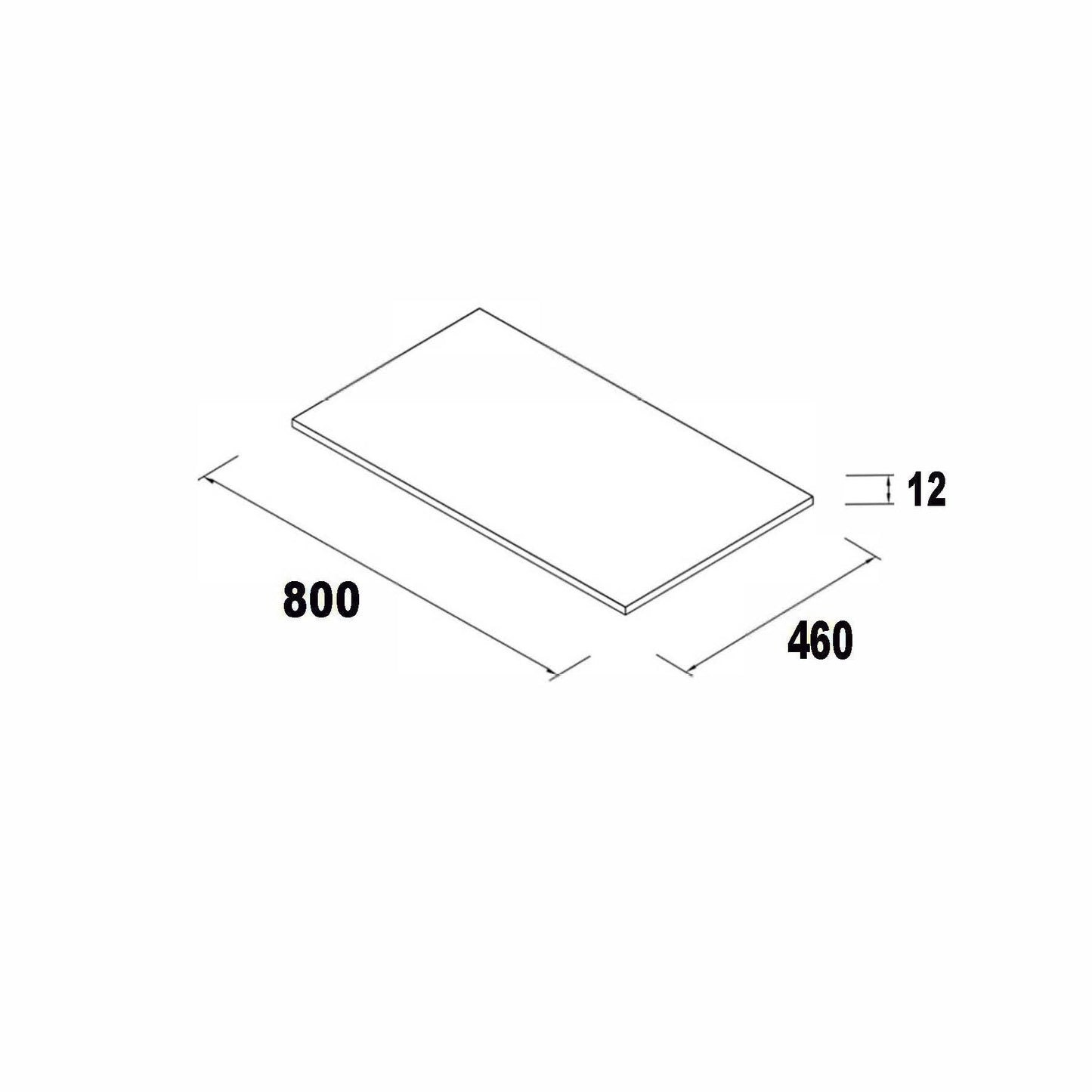 Lavabo intégré en Solid Surface Uniiq 1205