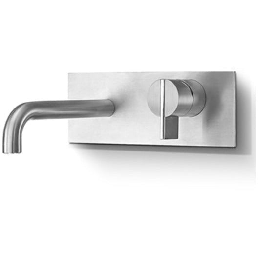 Montaggio a parete del rubinetto Lavabo Inserto in acciaio inossidabile INS035 