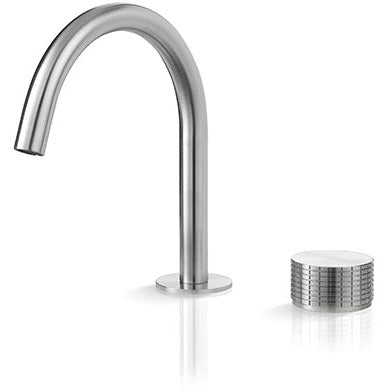 Lavabo faucet 2 holes Kronos stainless steel KRO101