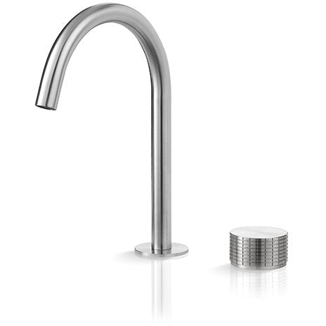 Lavabo faucet 2 holes Kronos stainless steel KRO102