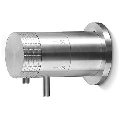 Shower valve thermostatic with on/off Kronos stainless steel KRO211