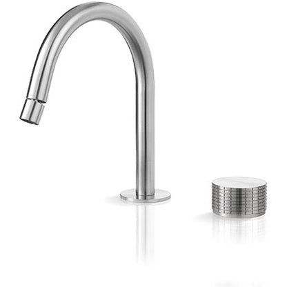 Rubinetto bidet 2 fori Kronos in acciaio inox KRO120 