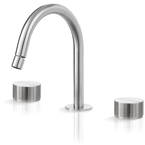 Bidet faucet 3 holes Kronos stainless steel KRO220