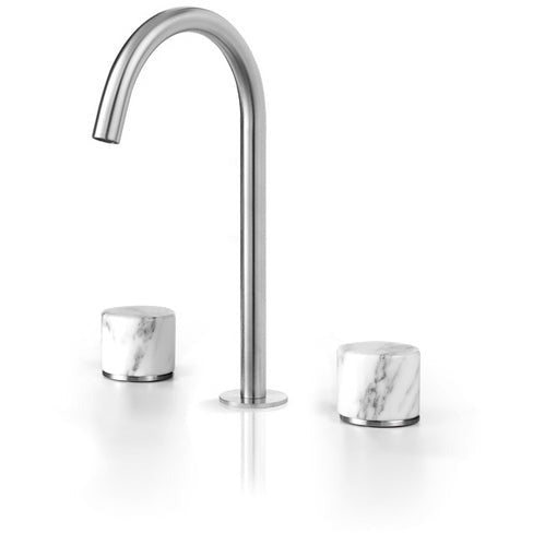 Lavabo faucet 3 holes Marble stainless steel MRB203
