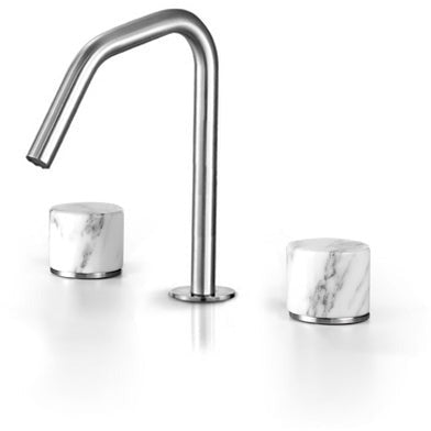 Lavabo faucet 3 holes Marble stainless steel MRB205