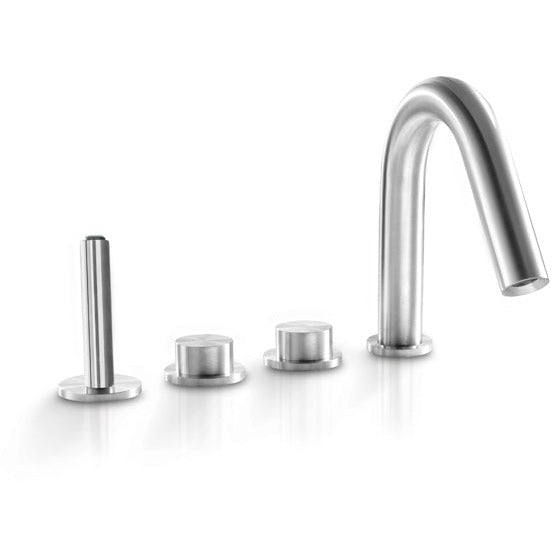 Bath faucet with hand shower Puro stainless steel PUR230