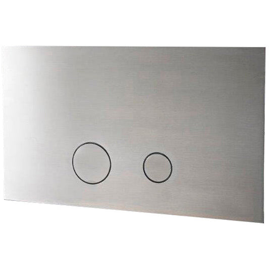 Flush plate Round stainless steel PUR500
