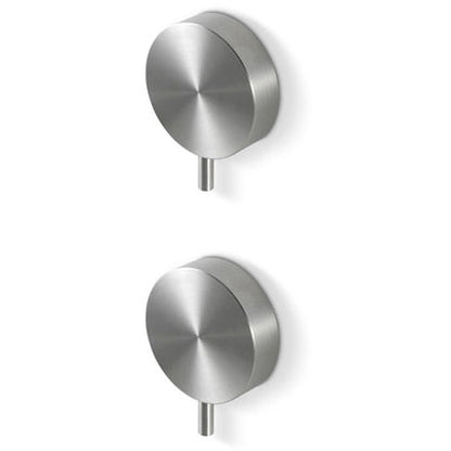 Shower valve progressive with 2 way diverter Round stainless steel RND160