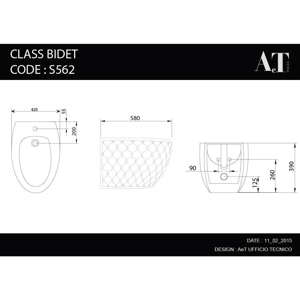 Bidet CLASS S562