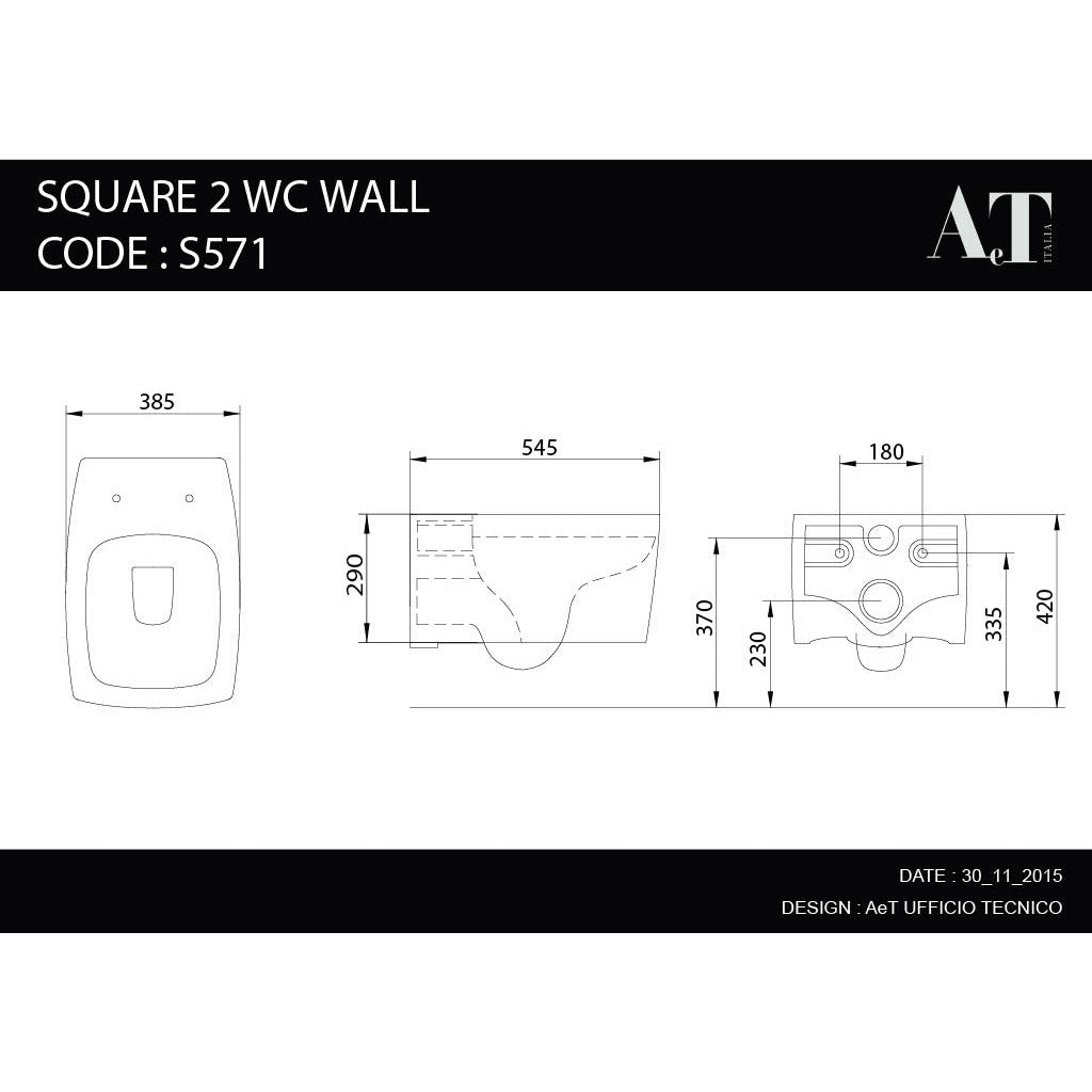 WC SQUARE PLUS S571