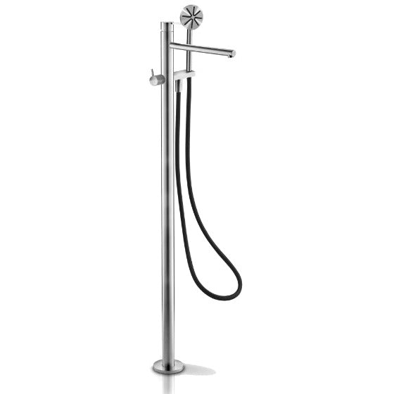 Rubinetto per vasca freestanding Stylo in acciaio inox STY072 