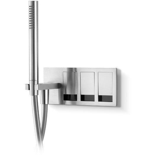 Bath and shower mixer wall mount TEK stainless steel TEK200