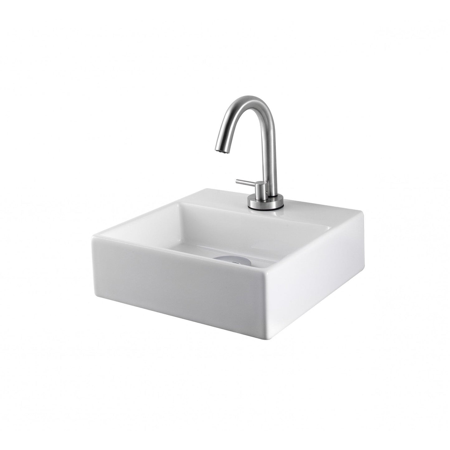 Porcelain Sink AQUAFREDDA SQUARE L318