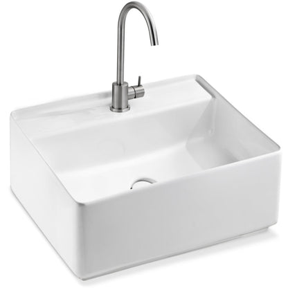 L648 FLY SQUARE CR H22 WASHBASIN