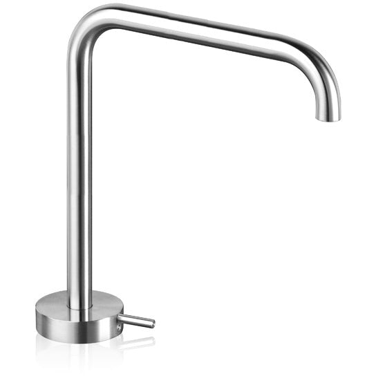 Lavabo faucet vessel single hole Round stainless steel RND017