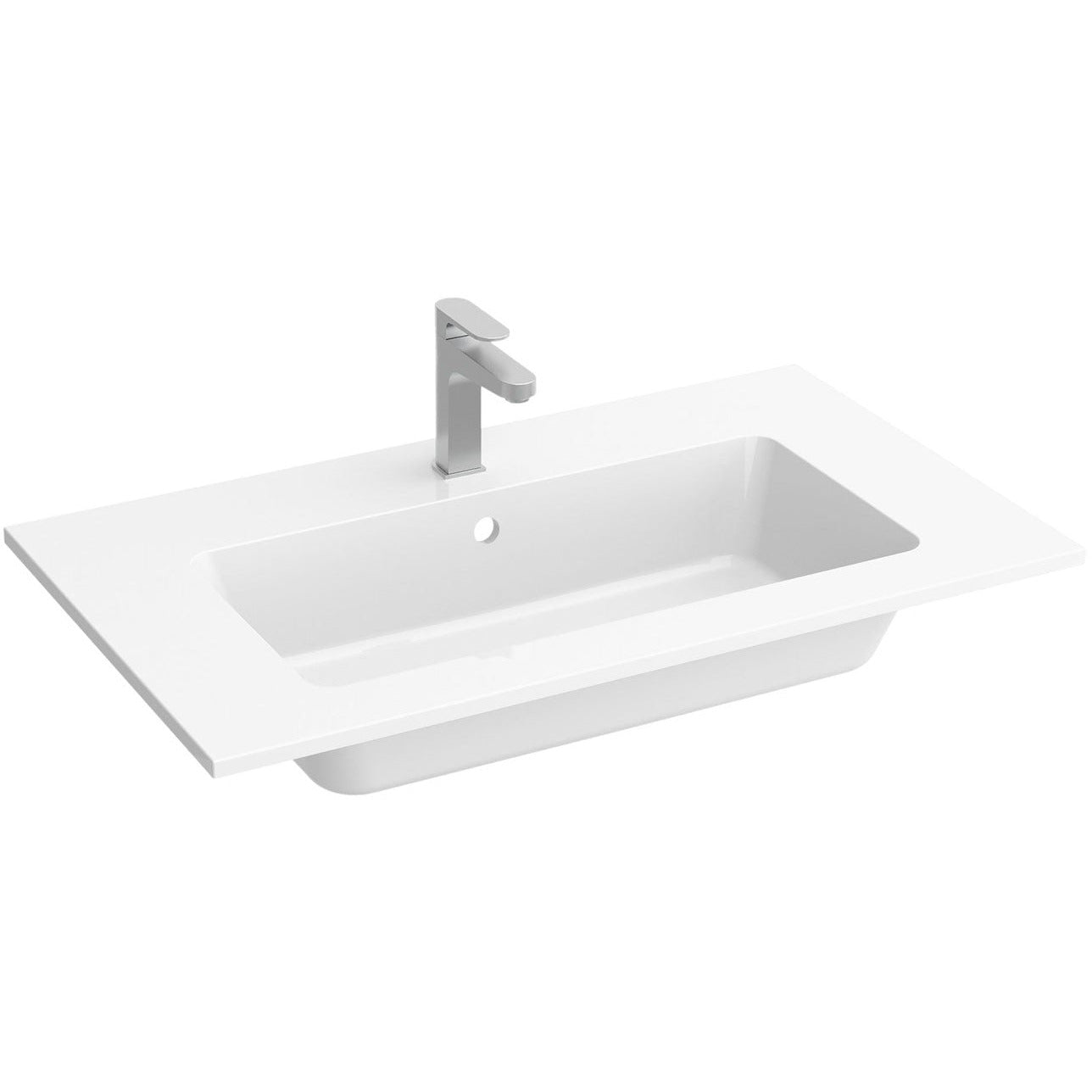 Countertop with integrated washbasin Sofia CENTERED Mineral marmo *LQ*