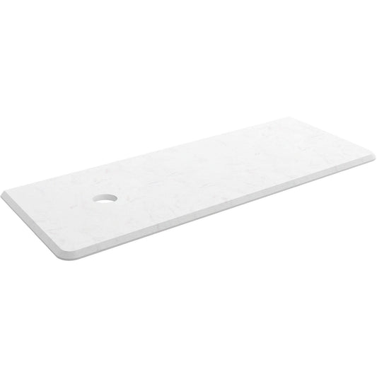 Countertop Veined calacatta white quartz composite 48 inches (1200)