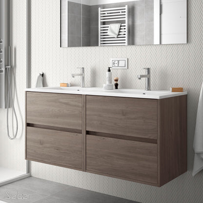 Vanity Noja 48 inches (1200) 4 drawers Eternity oak