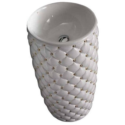 Lavabo sur pied L108 collection TOTEM CLASS en porcelaine