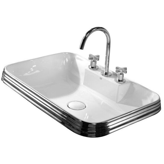 Évier en porcelaine CLASSE RECTANGULAIRE CR L612